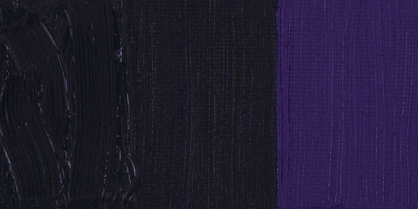 Michael Harding Artists Oil Paint - Deep Purple (Dioxazine) swatch