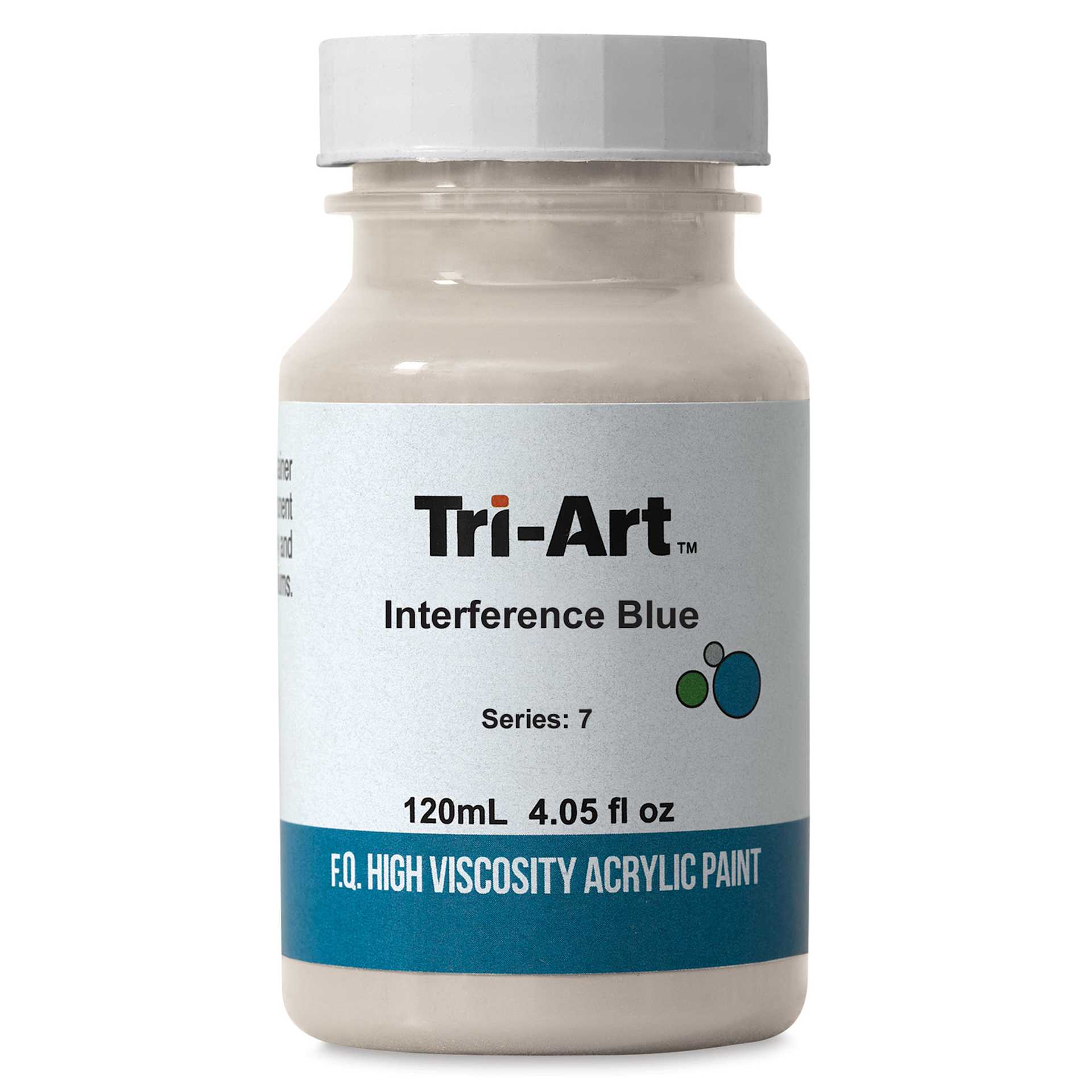 Tri-Art High Viscosity Artist Acrylic - Interference Blue, 120 ml jar