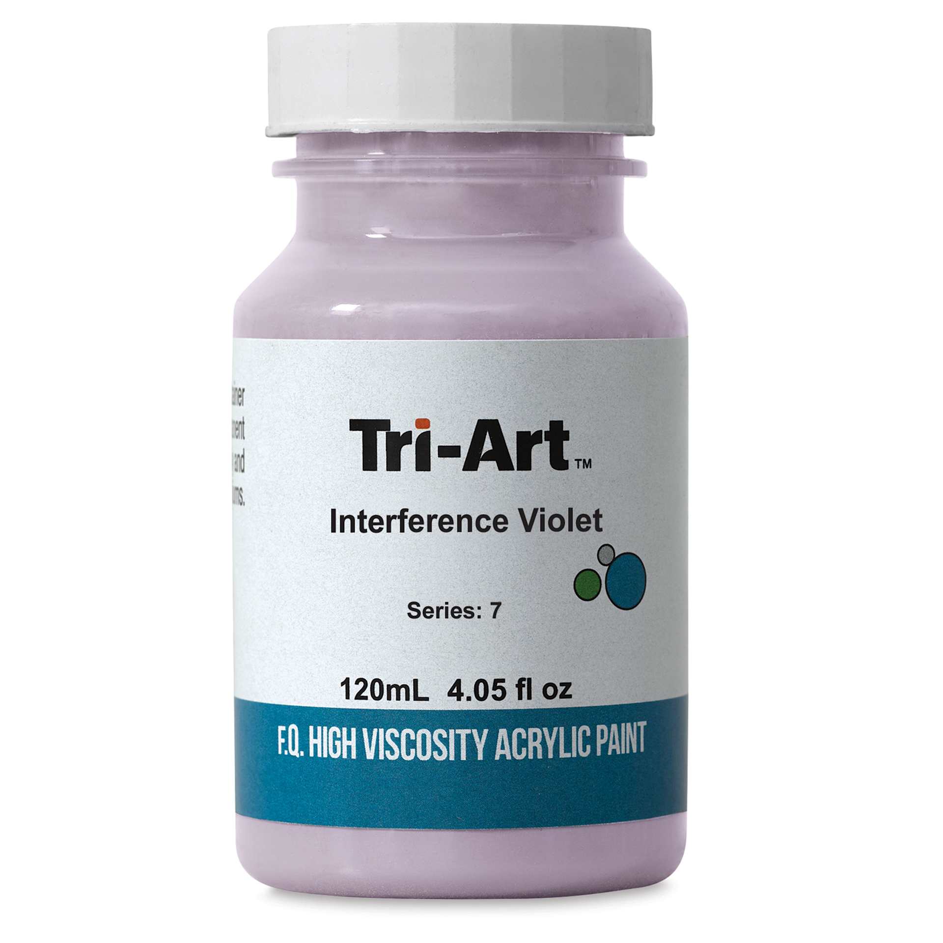 Tri-Art High Viscosity Artist Acrylic - Interference Violet, 120 ml jar