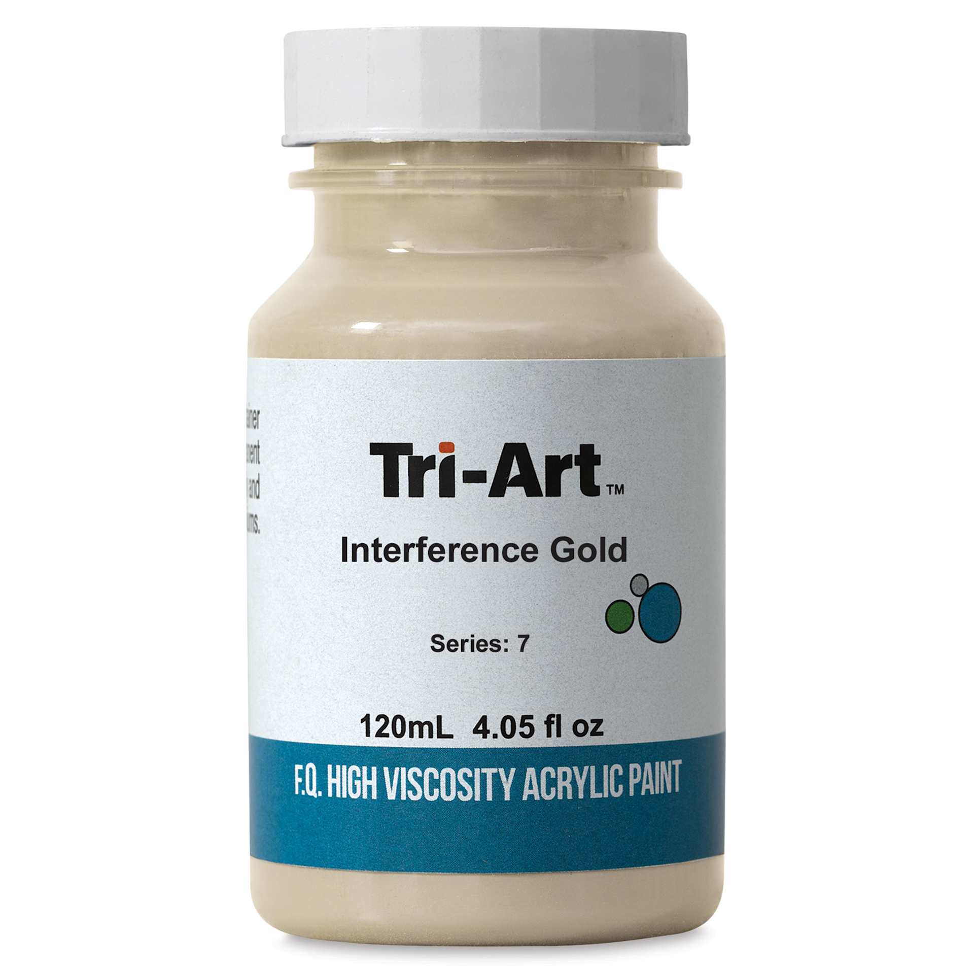 Tri-Art High Viscosity Artist Acrylic - Interference Gold, 120 ml