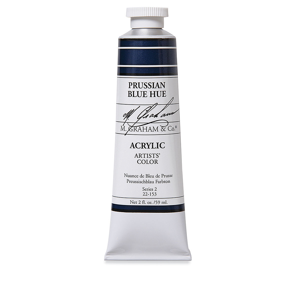 M. Graham Artists' Acrylics - Prussian Blue, 2 oz tube