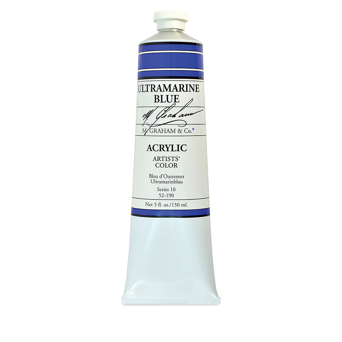 M. Graham Artists' Acrylics - Ultramarine Blue, 5 oz Tube