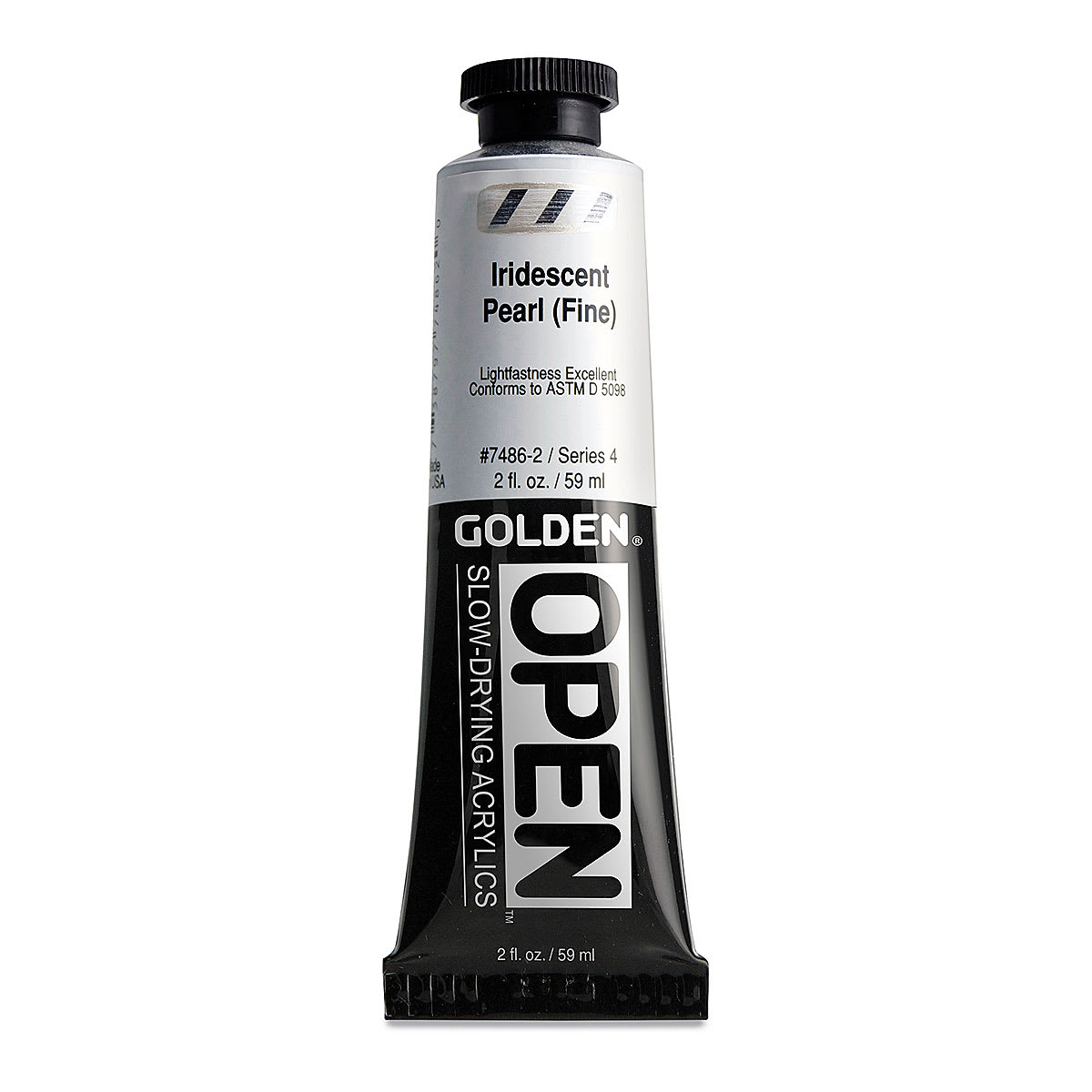 Golden Open Acrylics - Iridescent Pearl (Fine), 2 oz Tube