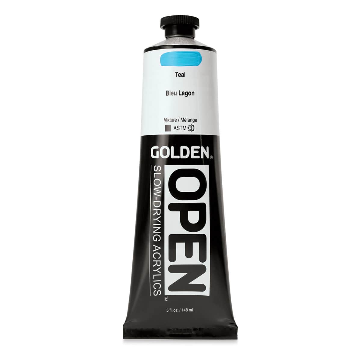 Golden Open Acrylics - Teal, 5 oz Tube