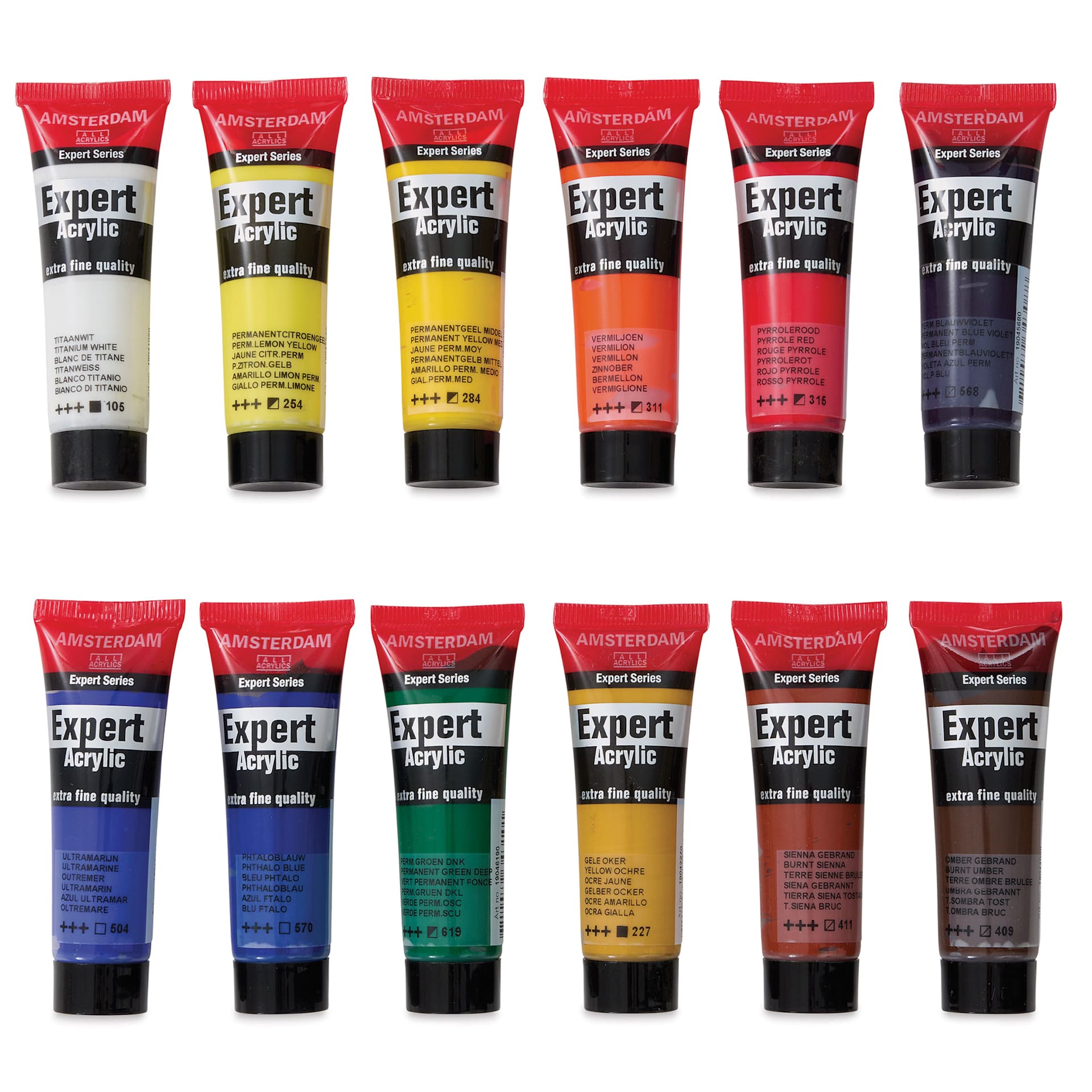Amsterdam Expert Series Acrylics - Set of 12 colors