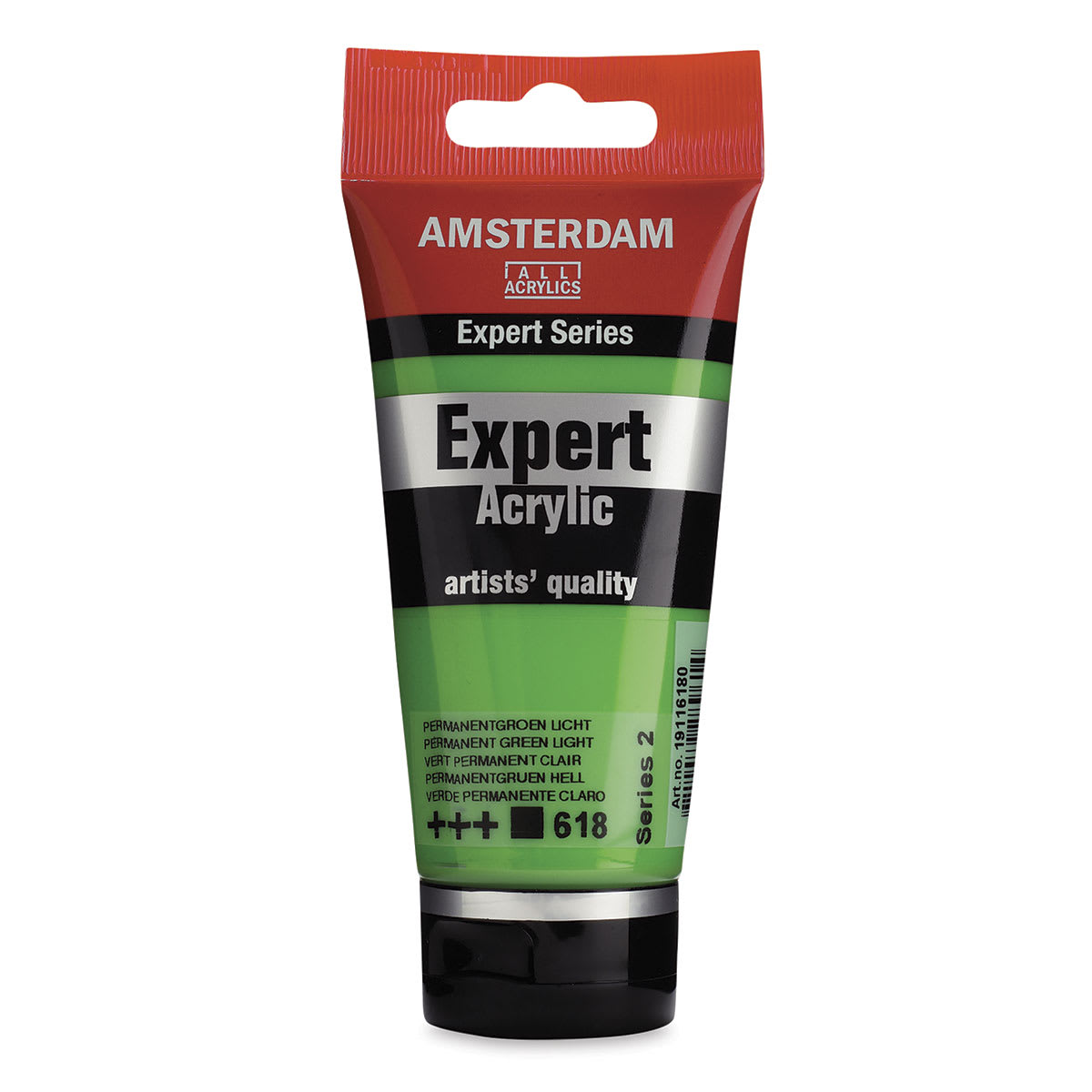 Amsterdam Expert Series Acrylics - Permanent Green Light, 75 ml tube