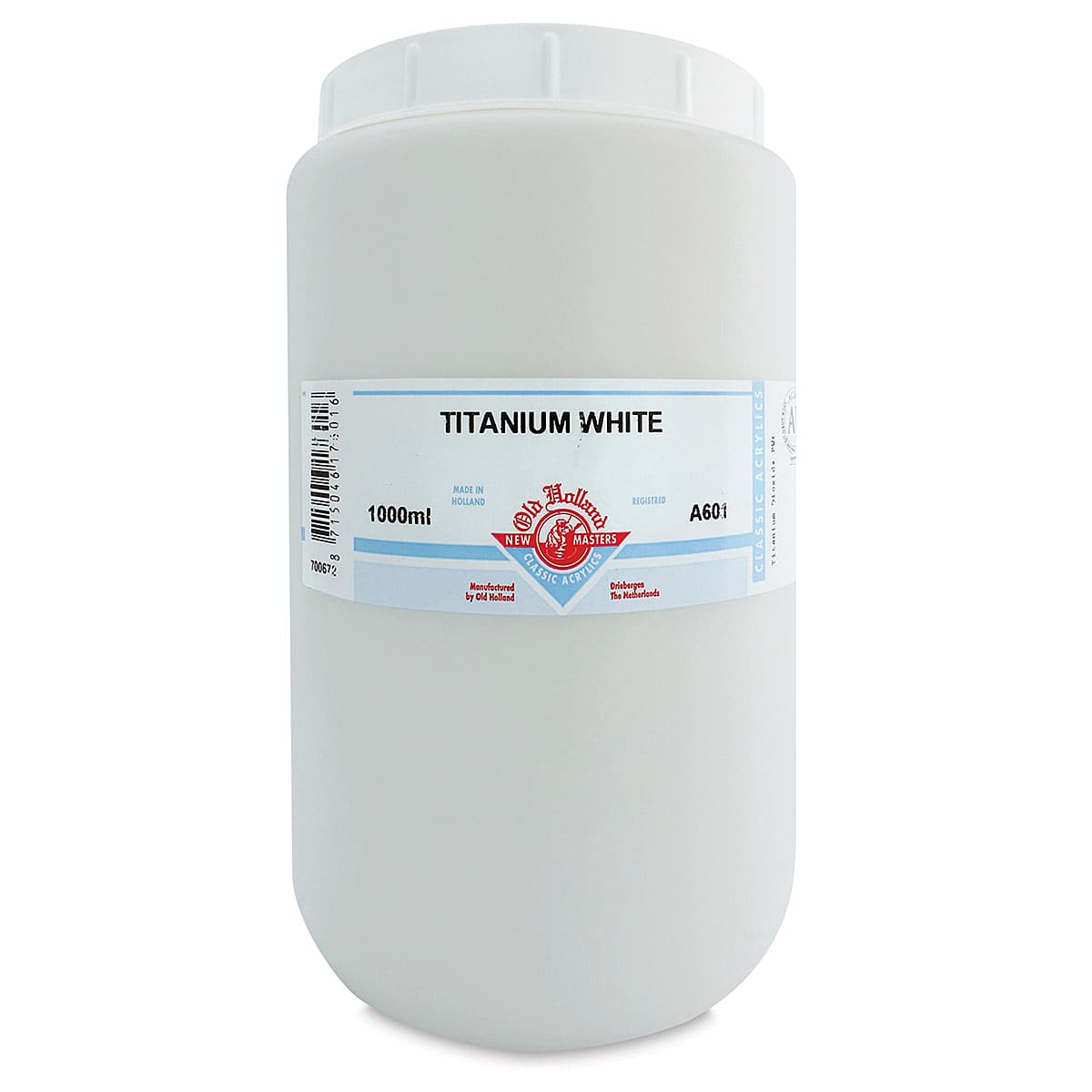 Old Holland New Masters Classic Acrylics - Titanium White, 1 L jar