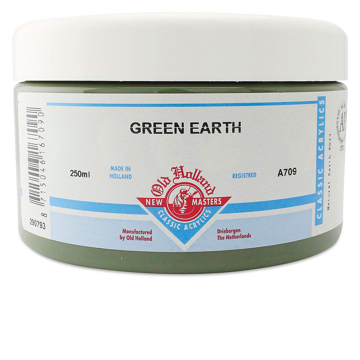 Old Holland New Masters Classic Acrylics - Green Earth, 250 ml jar