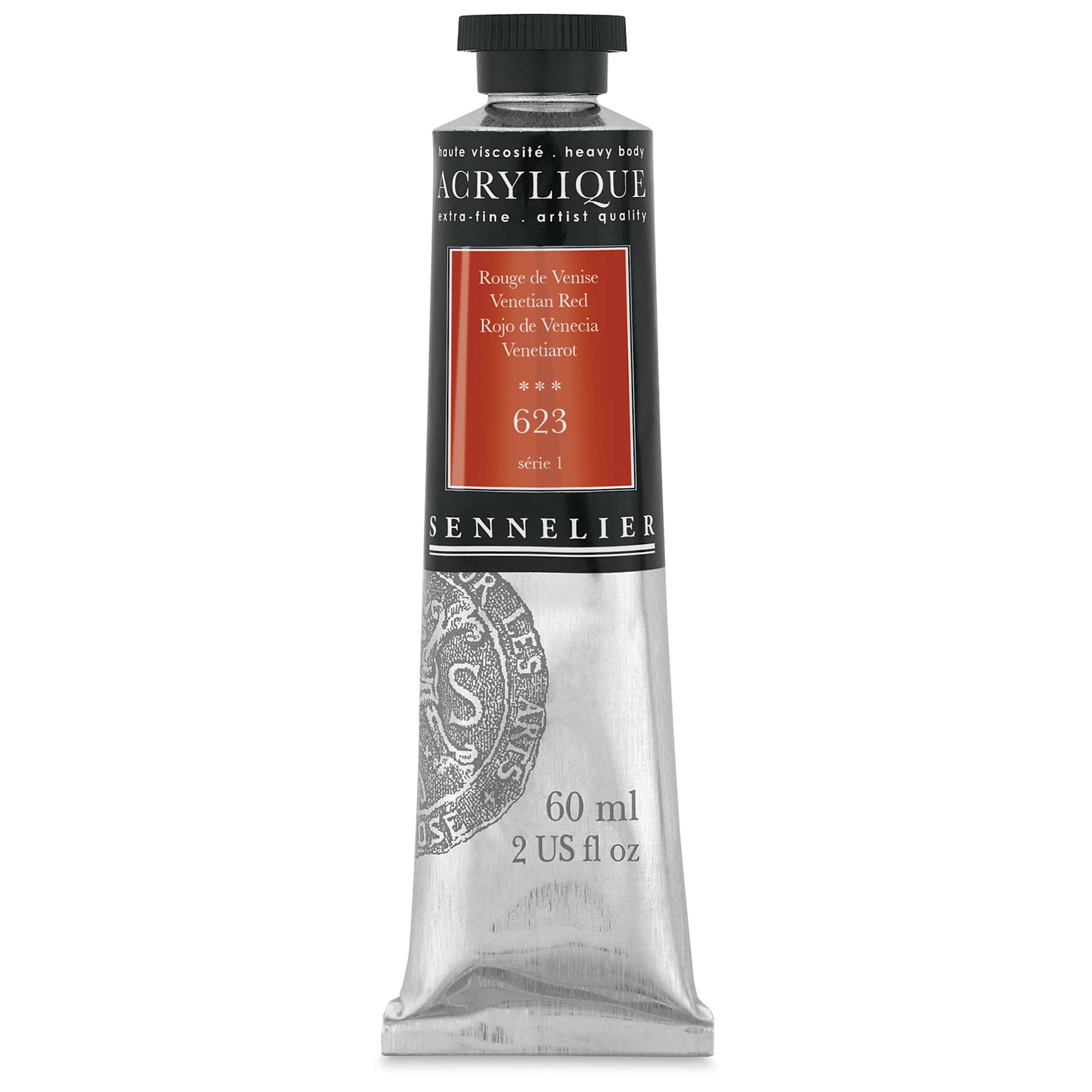 Sennelier Extra-Fine Artist Acryliques - Venetian Red, 60 ml tube