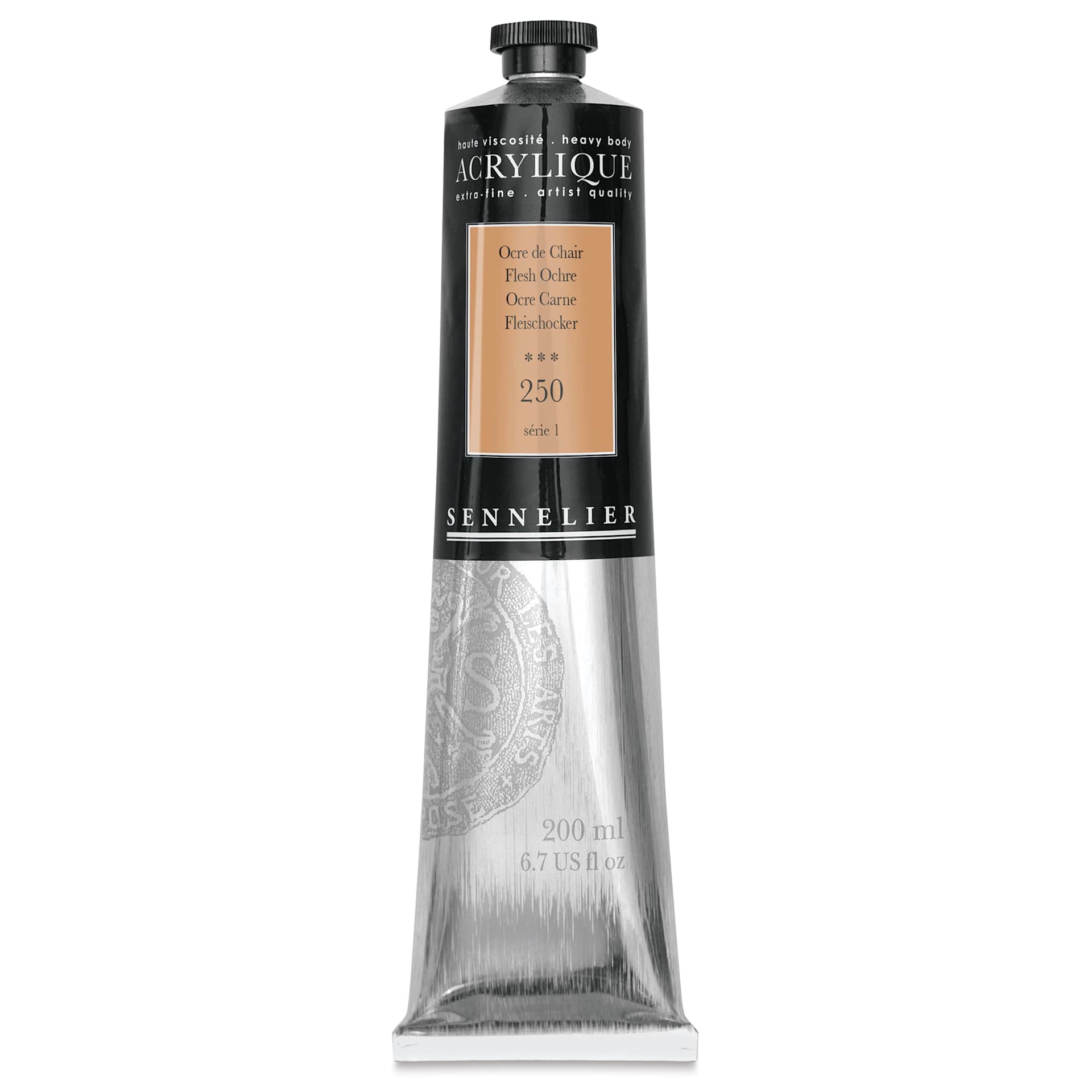 Sennelier Extra-Fine Artist Acryliques - Rose Ochre, 200 ml tube