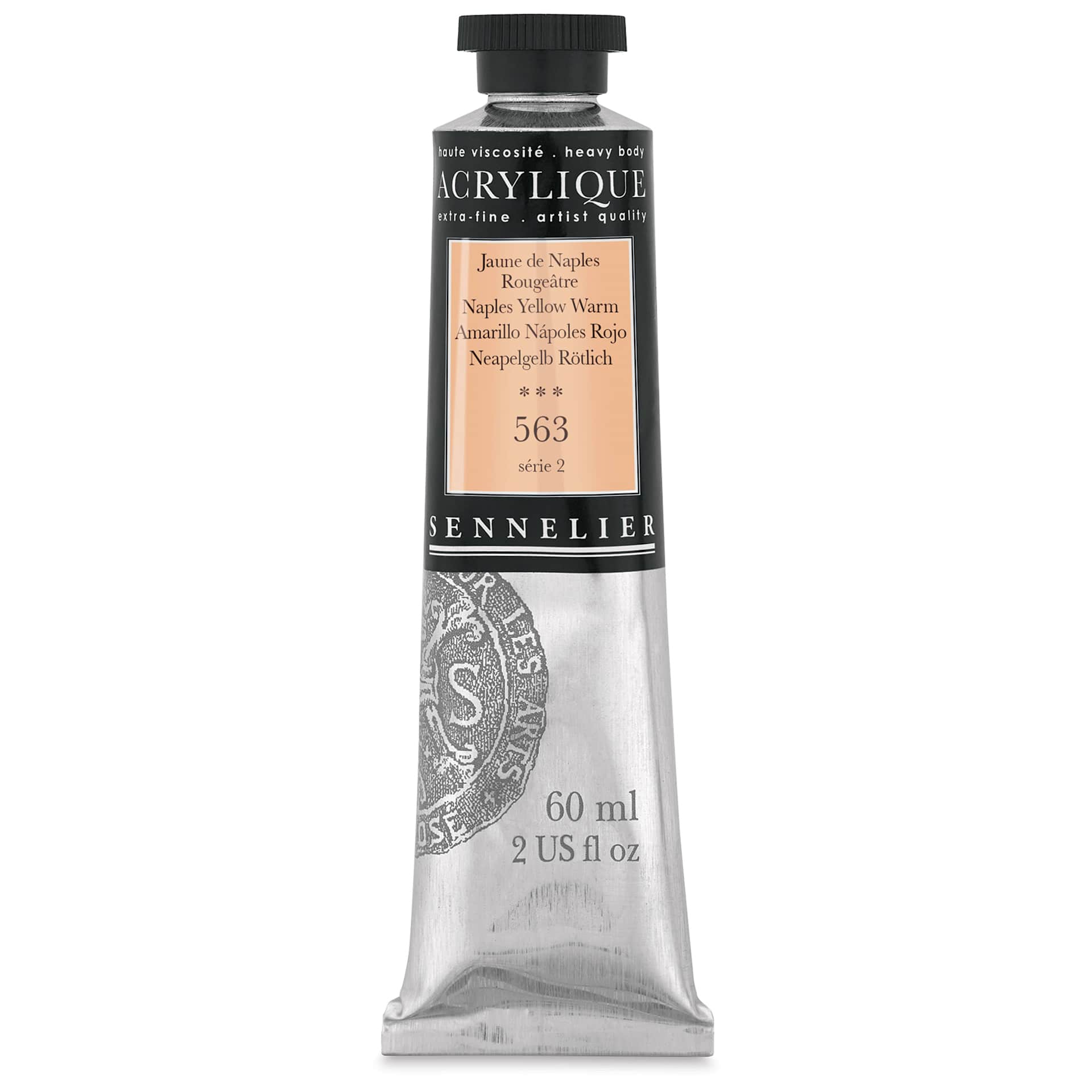 Sennelier Extra-Fine Artist Acryliques - Naples Yellow Warm, 60 ml tube