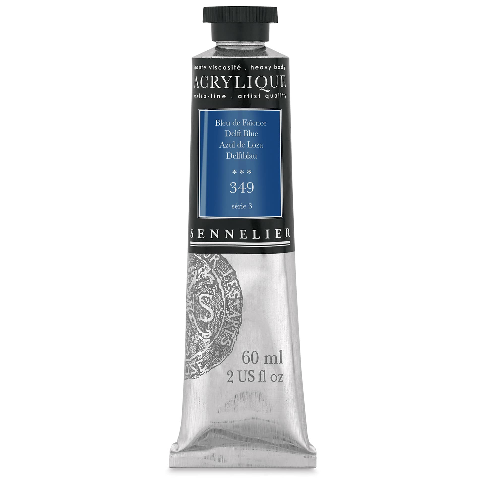 Sennelier Extra-Fine Artist Acryliques - Delft Blue, 60 ml tube