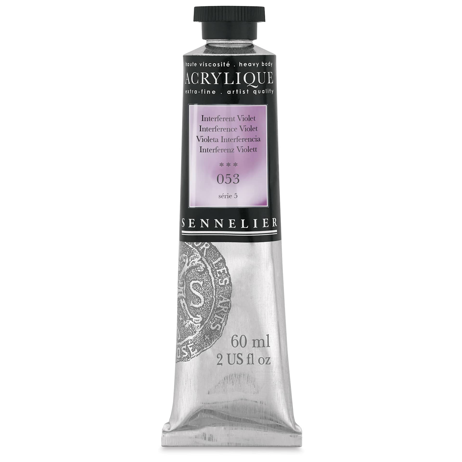 Sennelier Extra-Fine Artist Acryliques - Interference Violet, 60 ml tube
