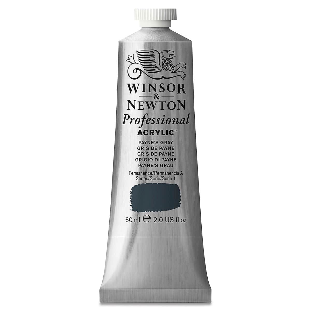 Winsor & Newton Professional Acrylics - Payne's Gray, 60 ml tube