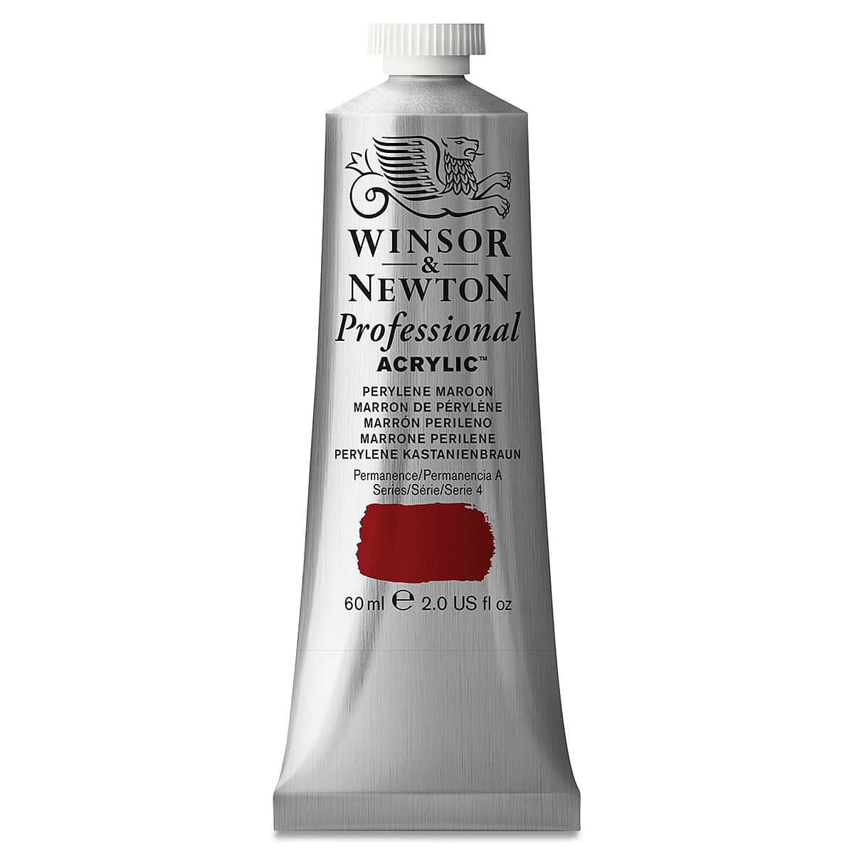 Winsor & Newton Professional Acrylics - Perylene Maroon, 60 ml tube