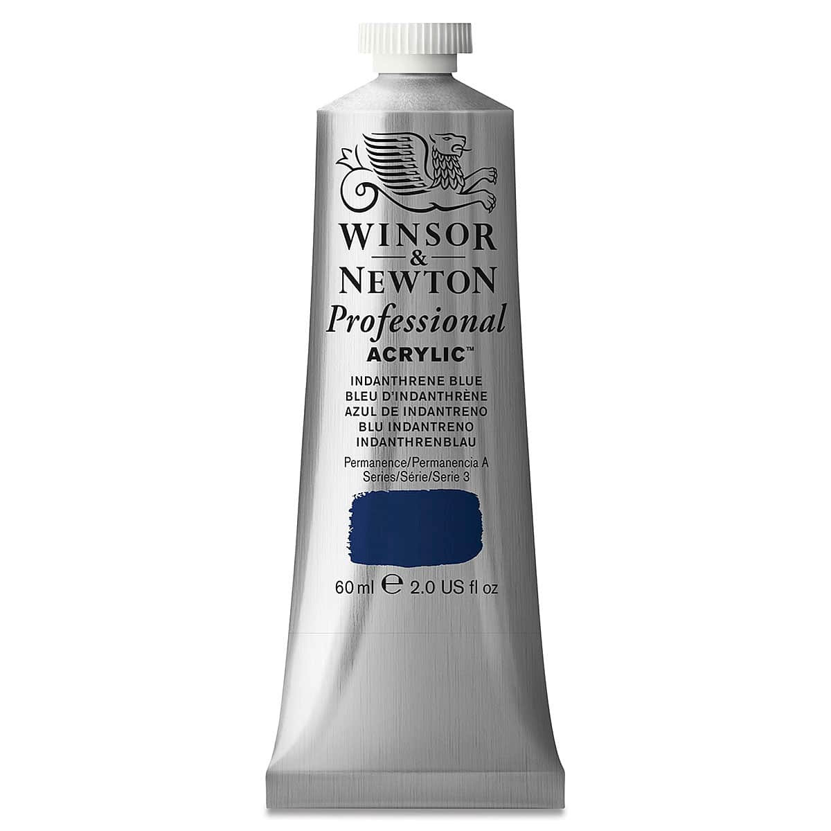 Winsor & Newton Professional Acrylics - Indanthrene Blue, 60 ml tube