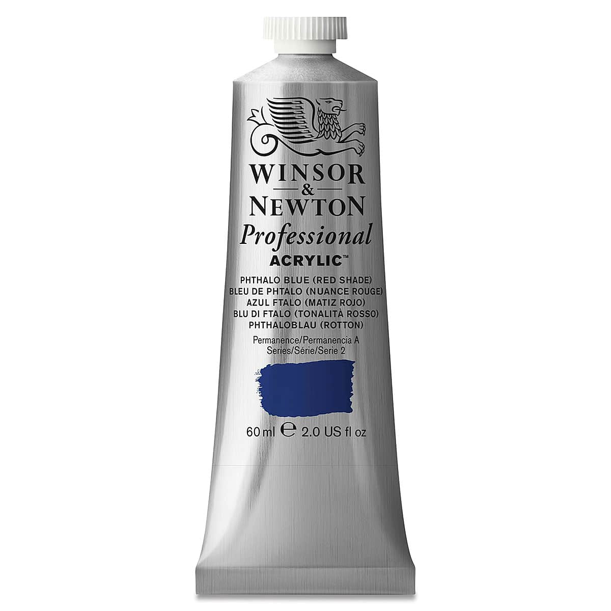 Winsor & Newton Professional Acrylics - Phthalo Blue Red Shade, 60 ml tube