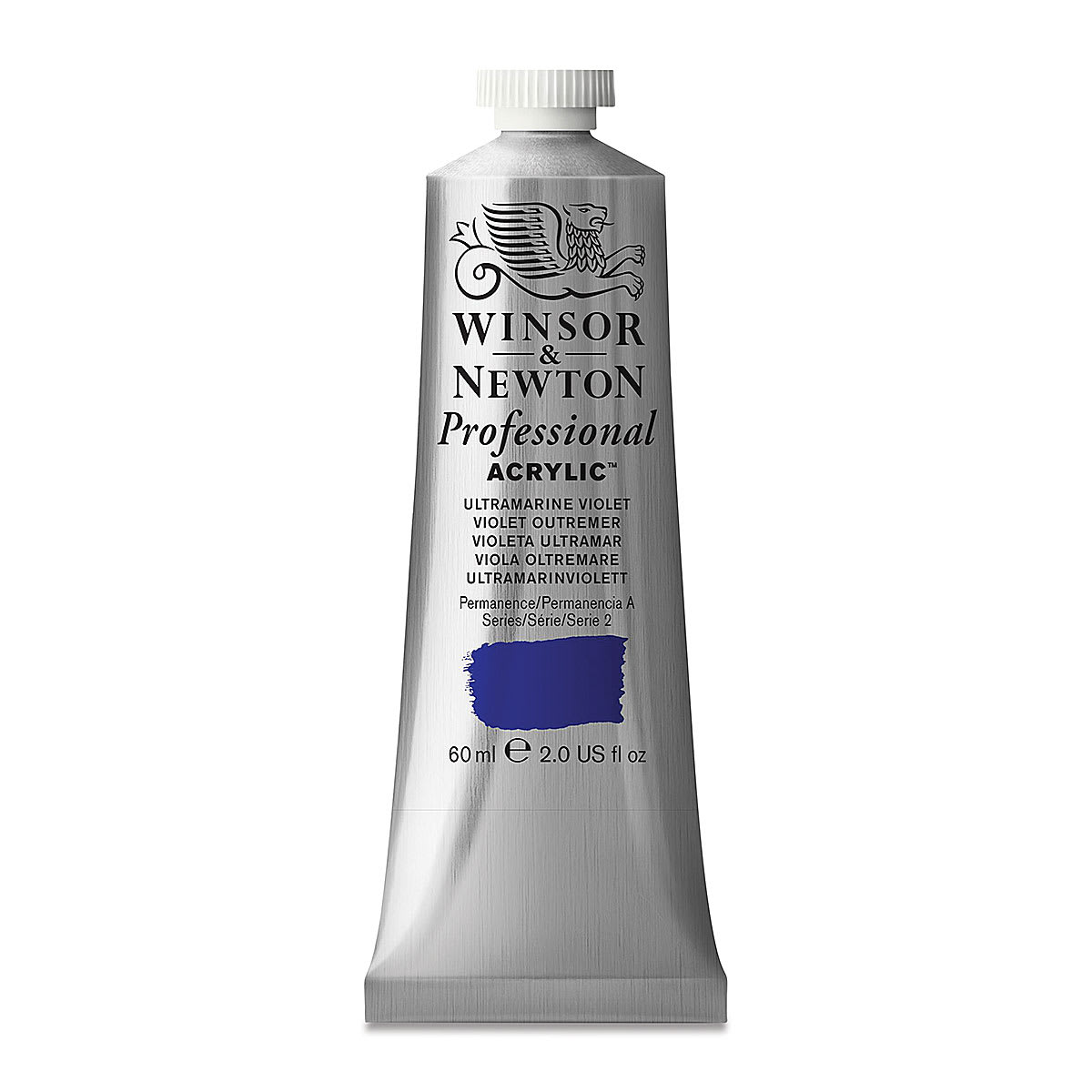 Winsor & Newton Professional Acrylics - Ultramarine Violet, 60 ml tube