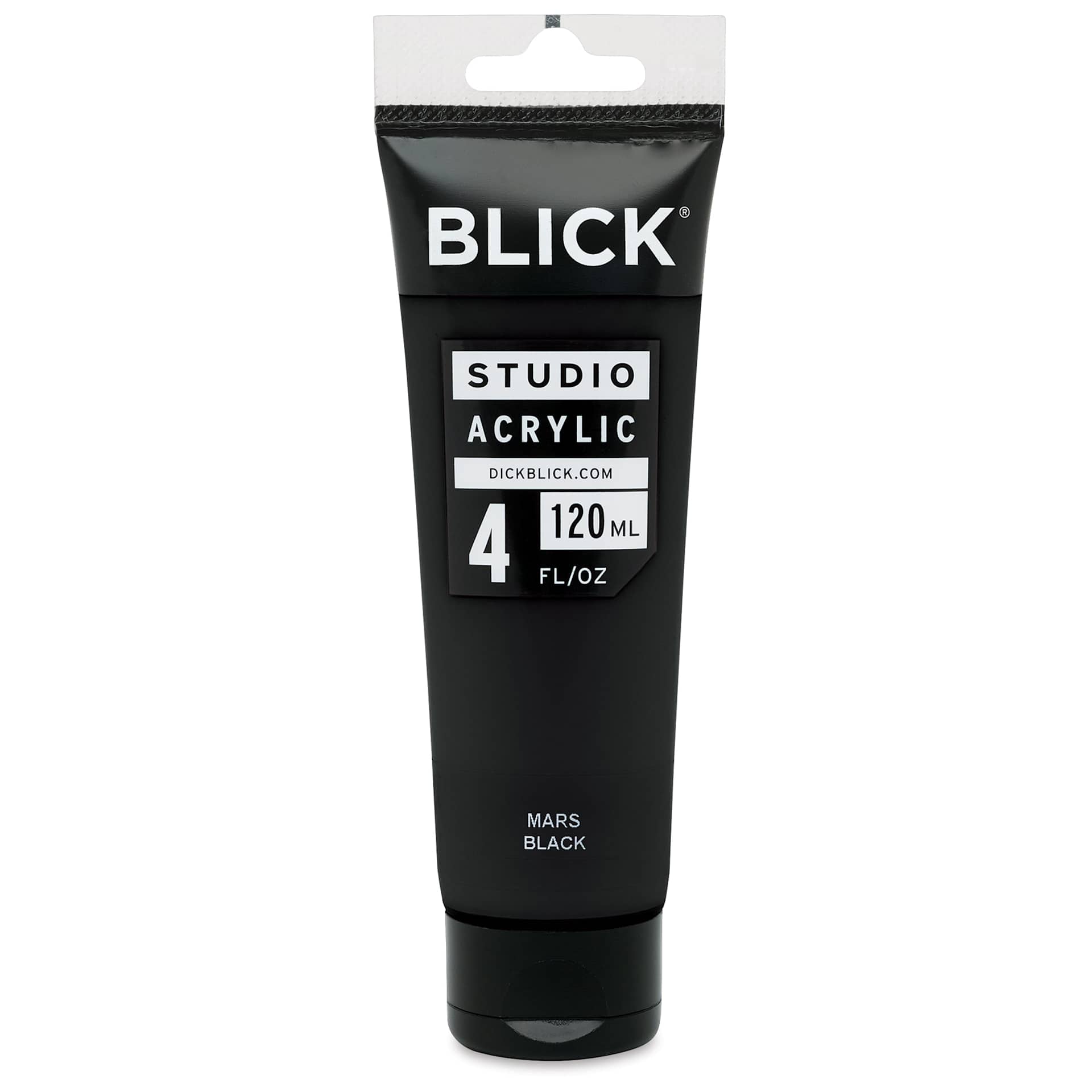 Blick Studio Acrylics - Mars Black, 4 oz tube