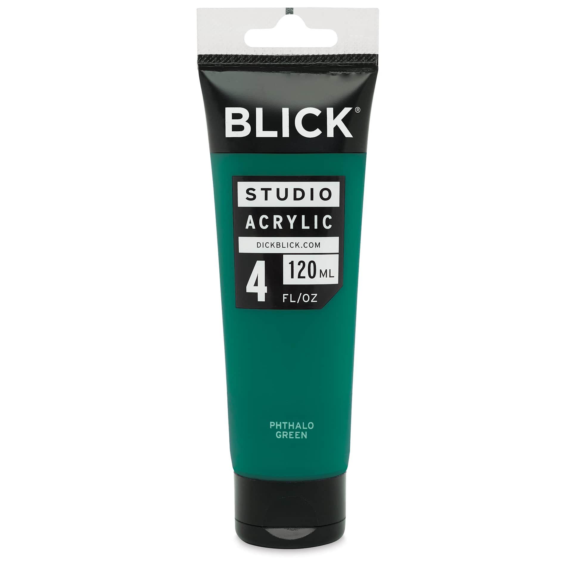 Blick Studio Acrylics - Phthalo Green, 4 oz tube