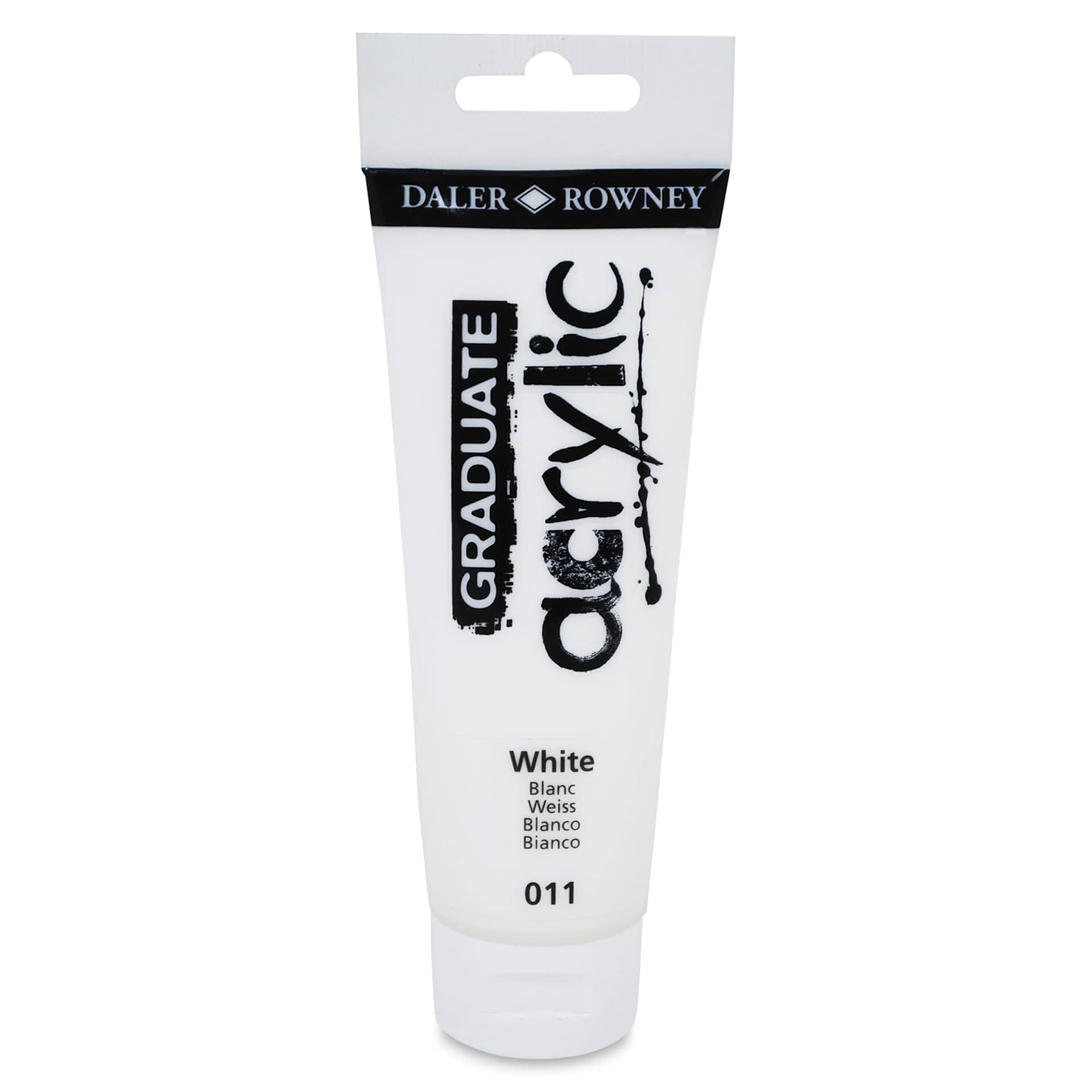 Daler-Rowney Graduate Acrylics - White, 120 ml tube