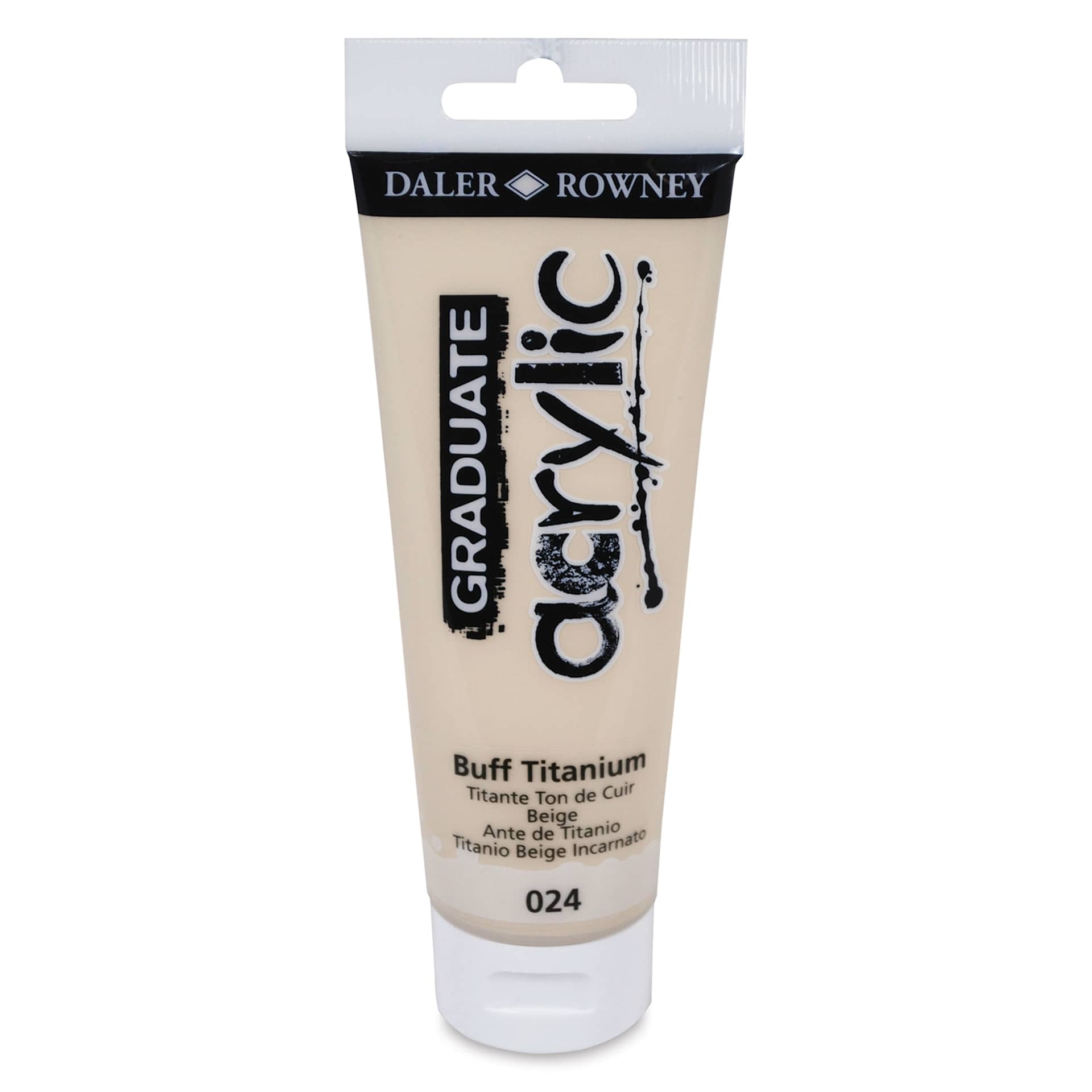 Daler-Rowney Graduate Acrylics - Buff Titanium, 120 ml tube