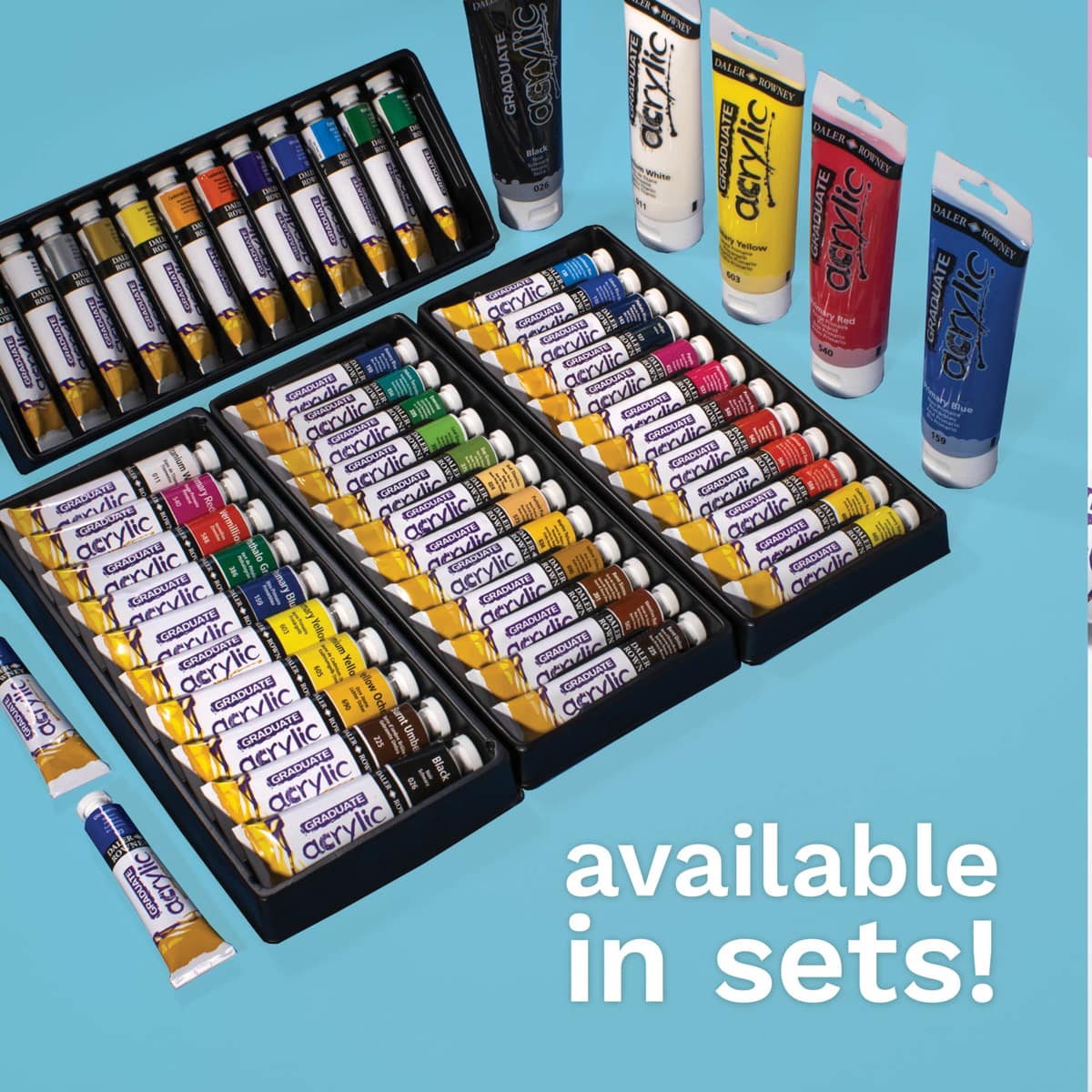 Graduate Acrylic Color Sets 48-Color Set - 22ml Tubes