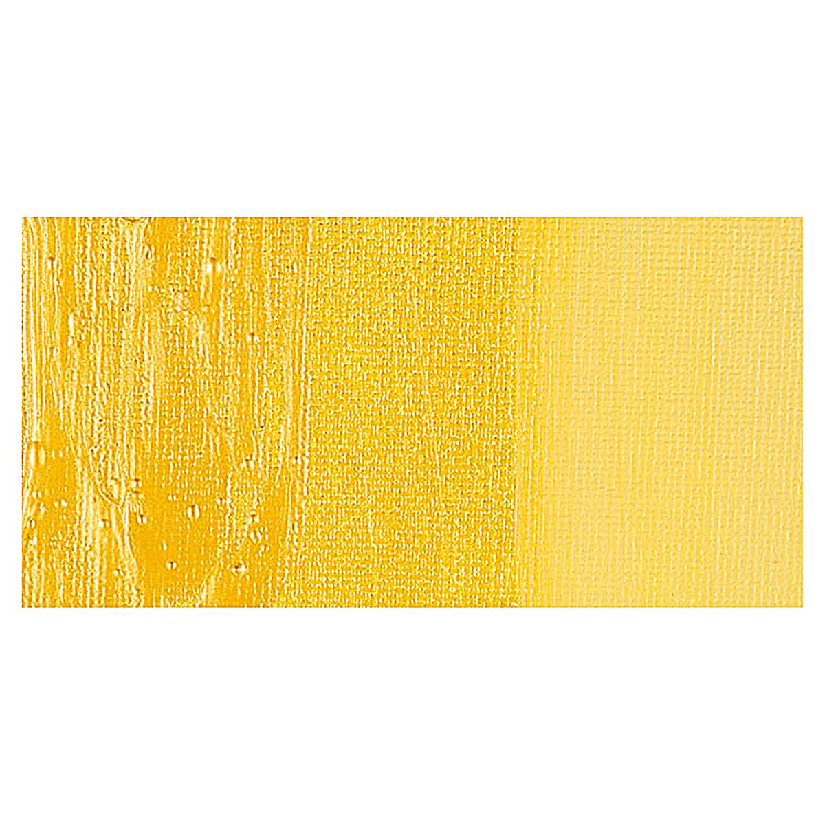 Daler-Rowney Graduate Acrylic Paint - Metallic Yellow swatch