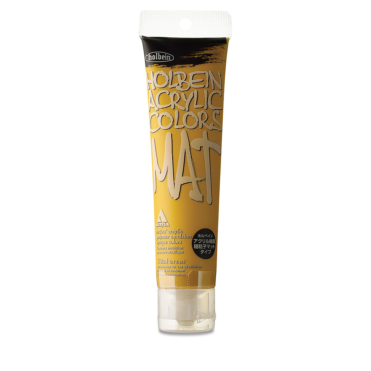 Holbein Mat Acrylic - Yellow Ochre, 110 ml tube