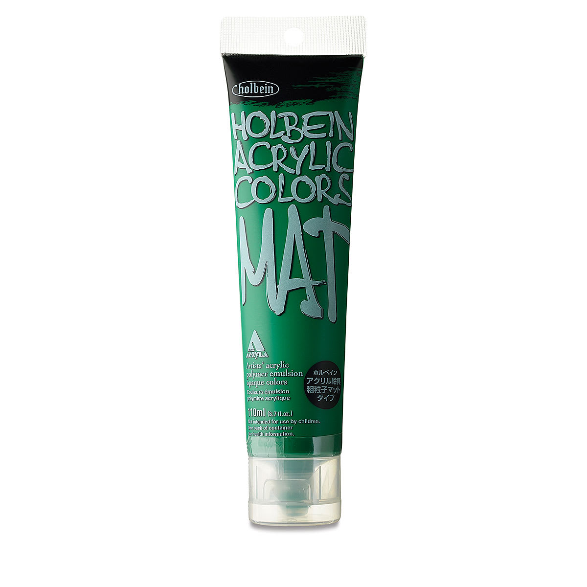 Holbein Mat Acrylic - Green, 110 ml tube