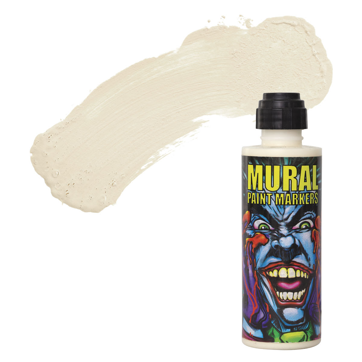 Chroma Mural Paint Marker - Sand, 4 oz Bottle and swatch