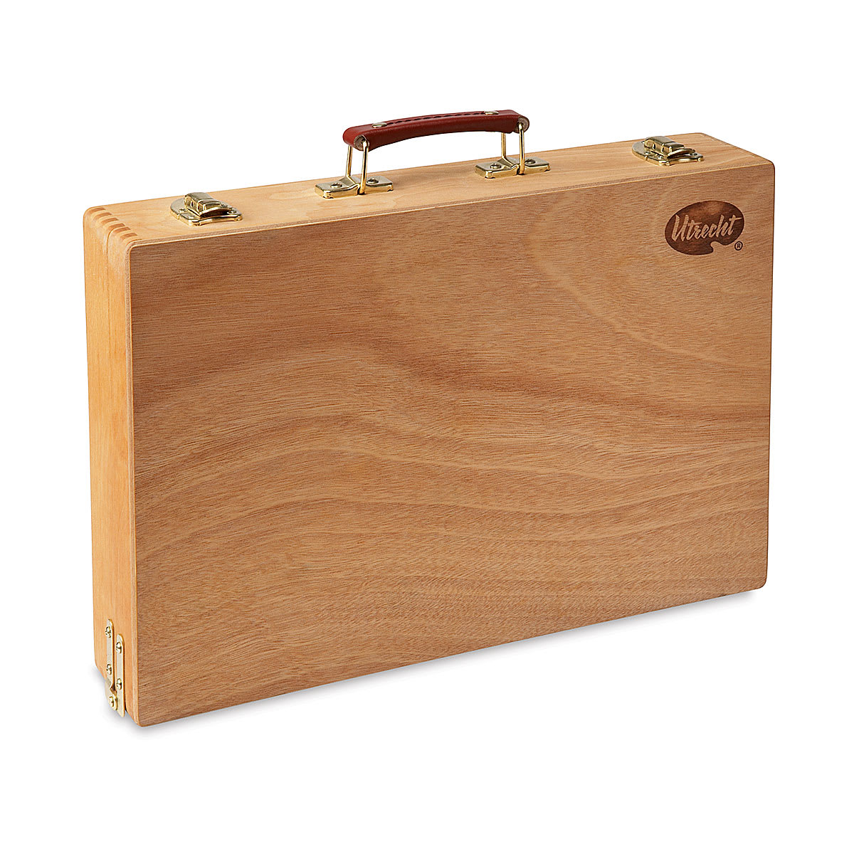 Utrecht Wooden Acrylic Paint Box, at an angle