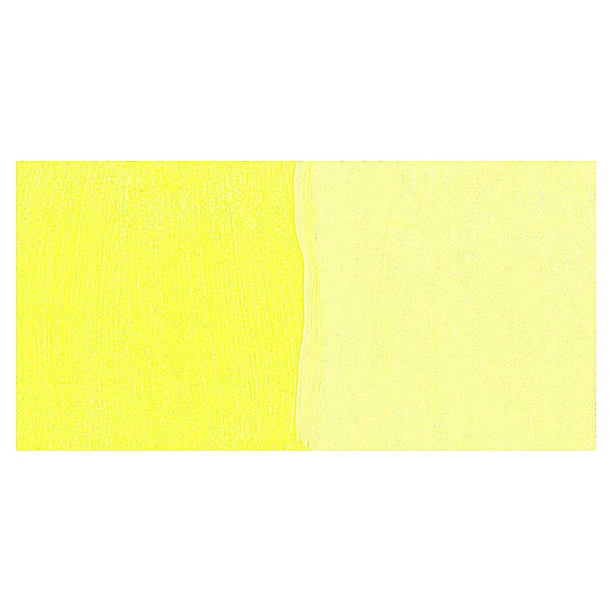 Utrecht Artists' Fluid Acrylic Paint - Hansa Yellow Light swatch