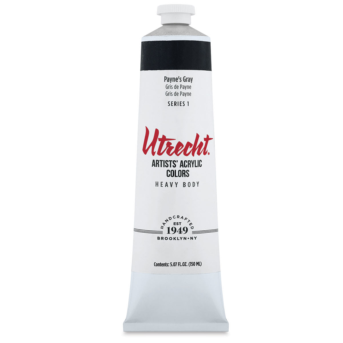Utrecht Artists' Acrylic Paint - Payne's Gray, 5 oz tube