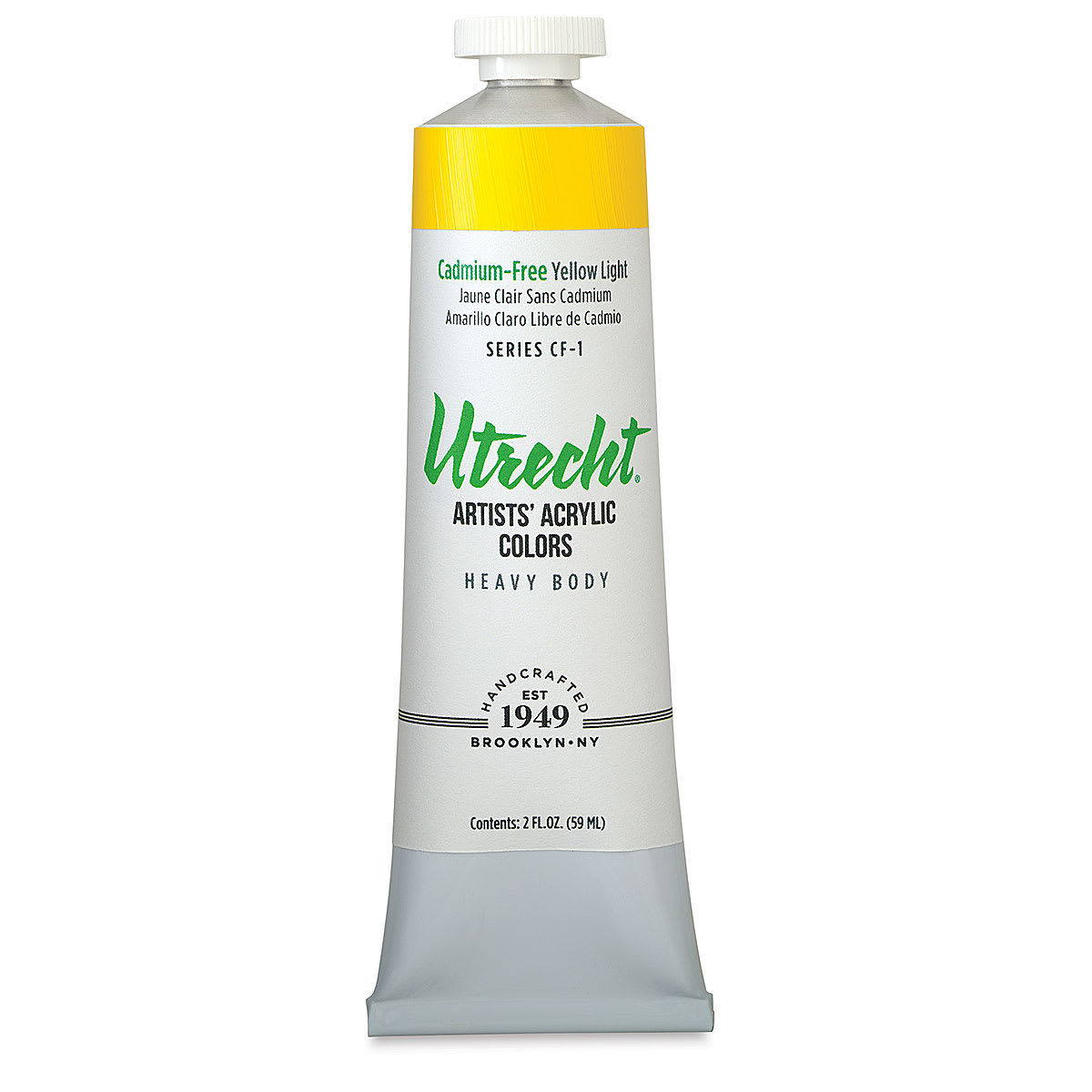 Utrecht Artists' Acrylic Colors - Cadmium-Free Yellow Light