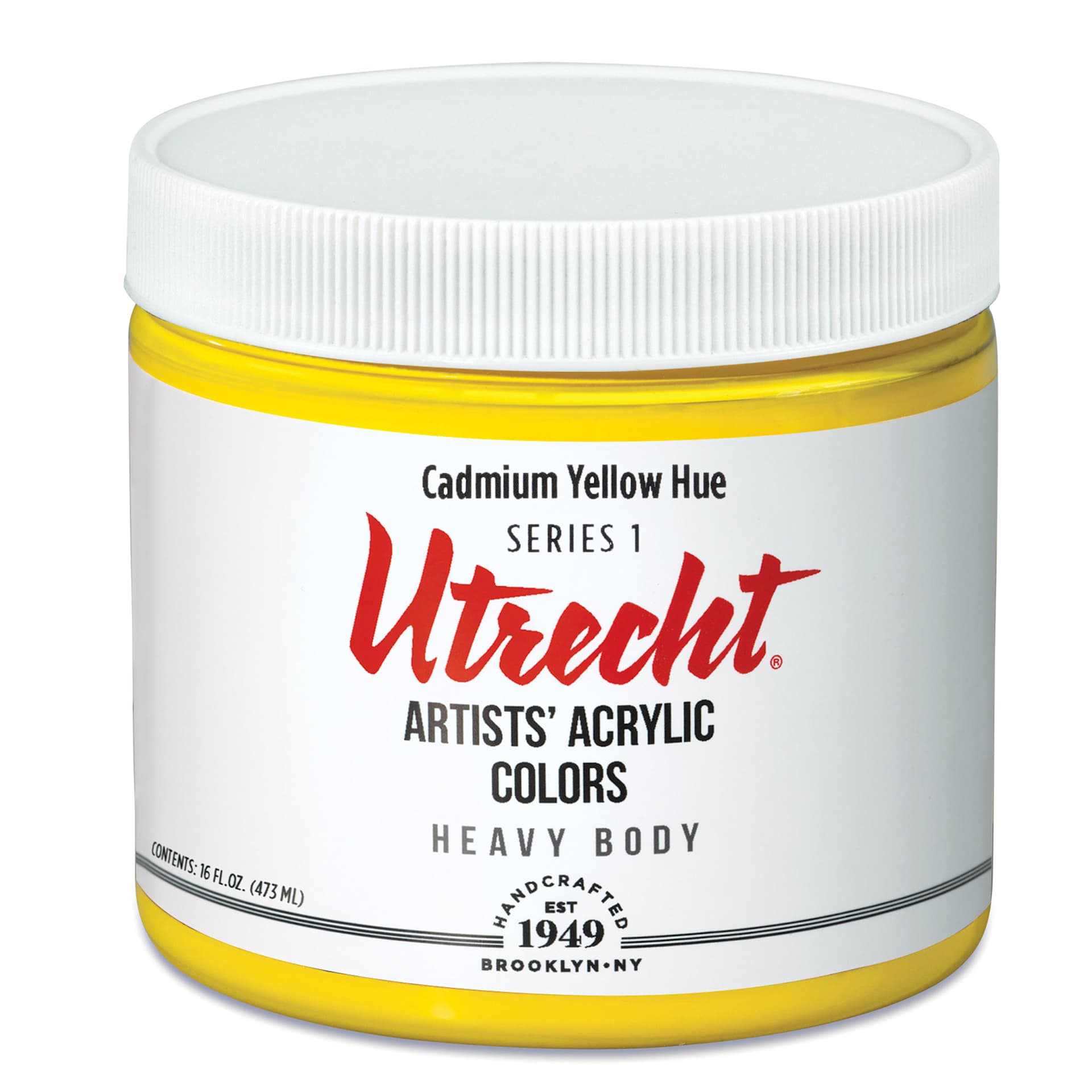 Utrecht Artists' Acrylic Paint - Cadmium Yellow Hue, Pint