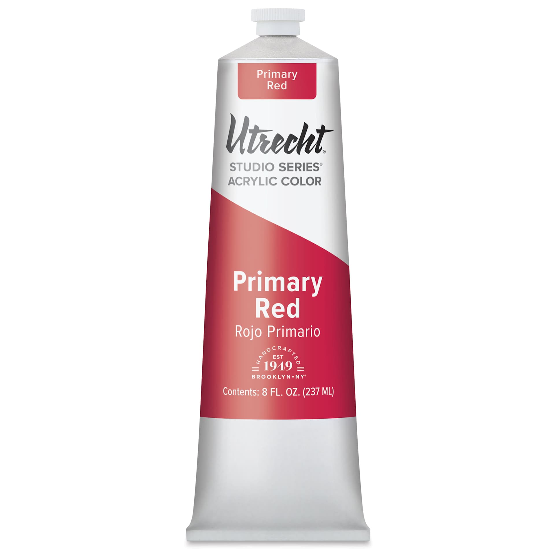 Utrecht Studio Series Acrylic Paint - Primary Red, 237 ml tube