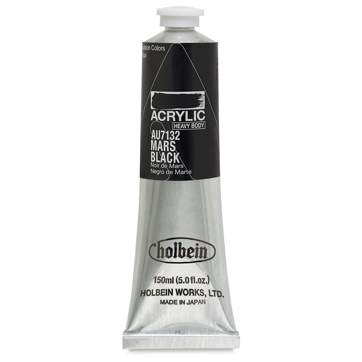 Holbein Heavy Body Acrylics - Mars Black 150ml Tube Holbein Heavy Body Acrylics - Mars Black 150ml Tube