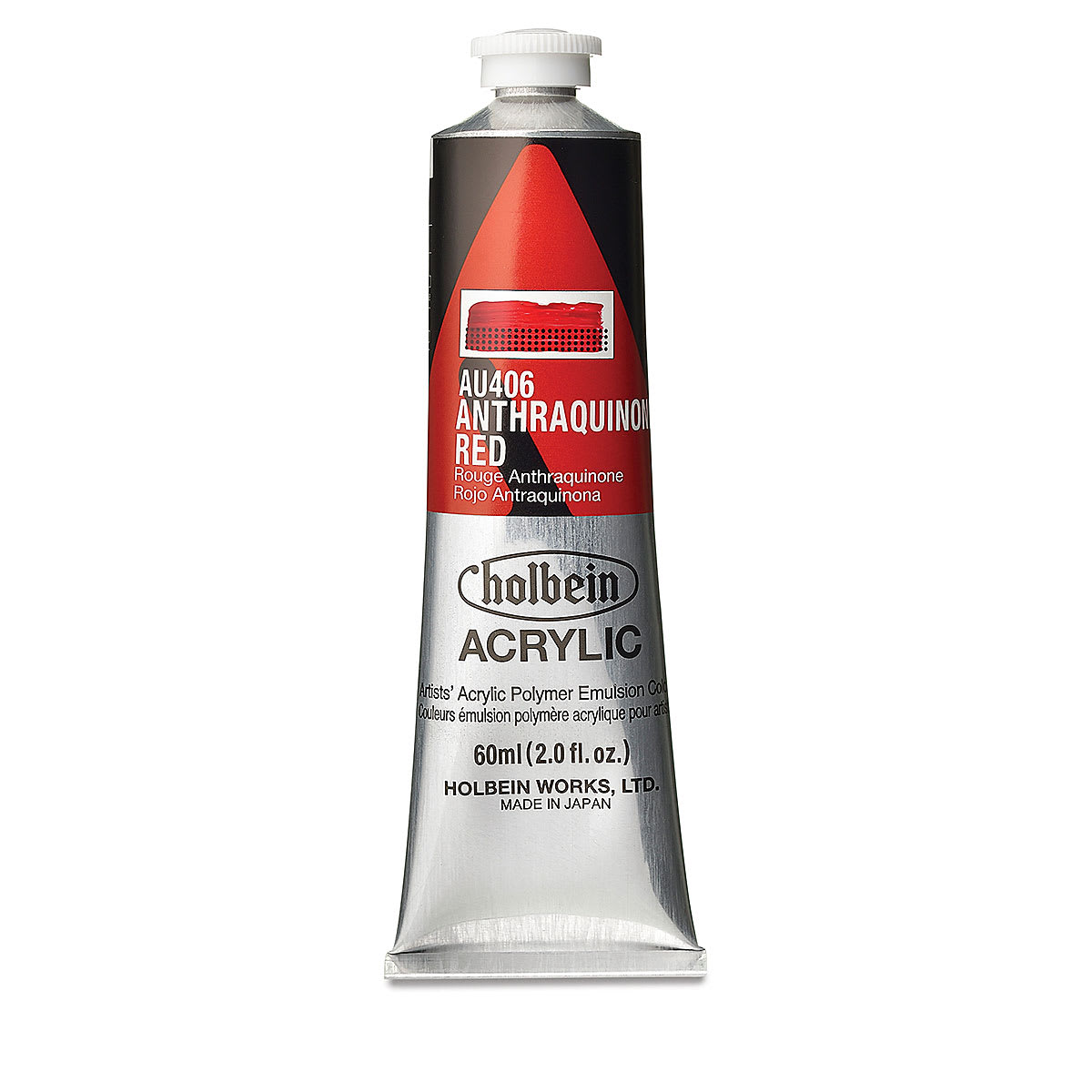 Holbein Heavy Body Artist Acrylics - Anthraquinone Red, 60 ml tube