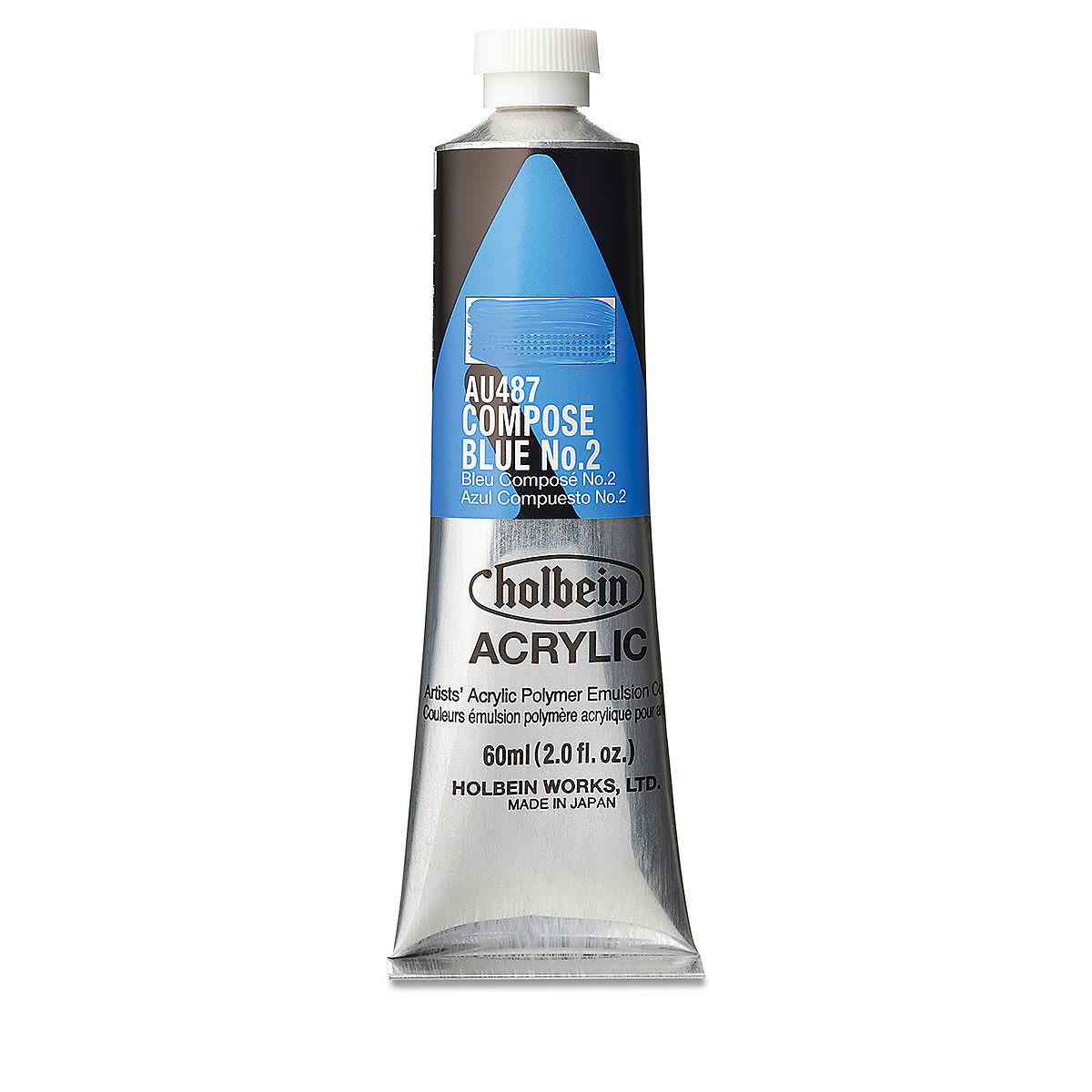 Holbein Heavy Body Artist Acrylics - Compose Blue 2, 60 ml tube