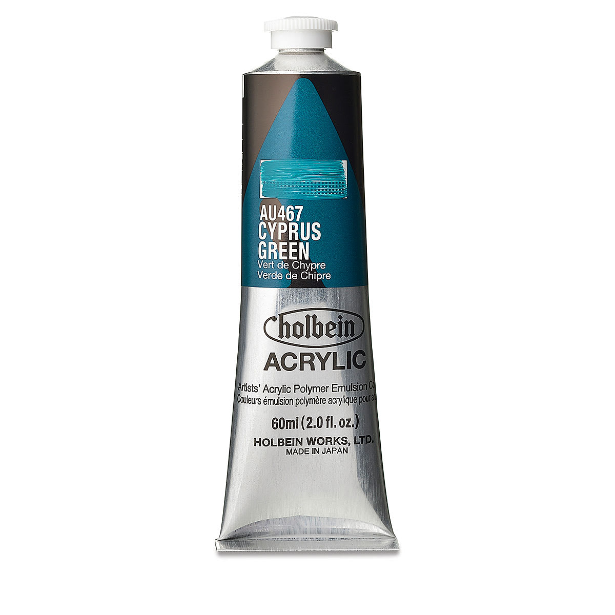 Holbein Heavy Body Artist Acrylics - Cyprus Green, 60 ml tube
