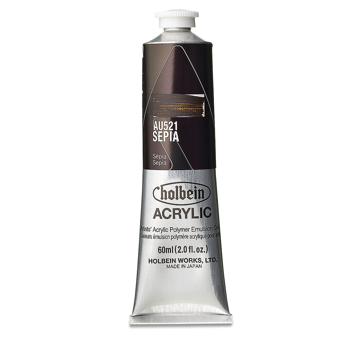 Holbein Heavy Body Artist Acrylics - Sepia, 60 ml tube