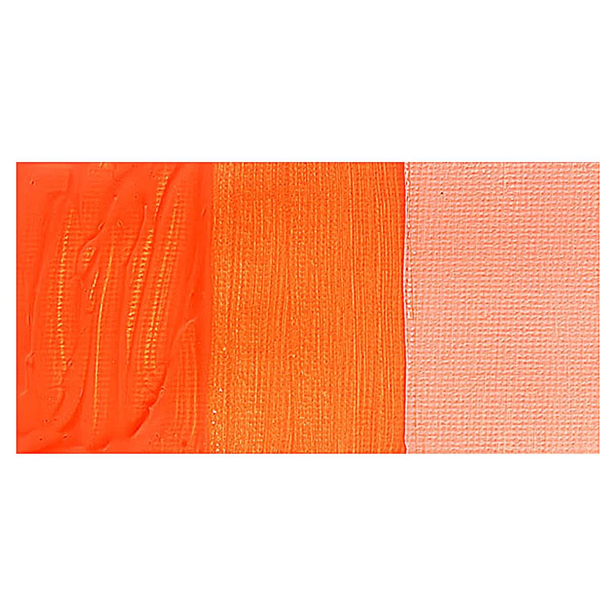 Holbein Heavy Body Artist Acrylic Paint - Luminous Orange swatch