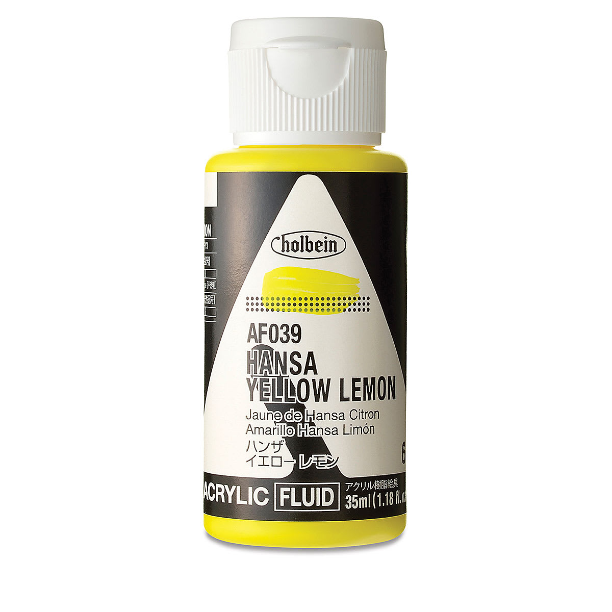Holbein Fluid Acrylics - Hansa Yellow Lemon, 35 ml Bottle