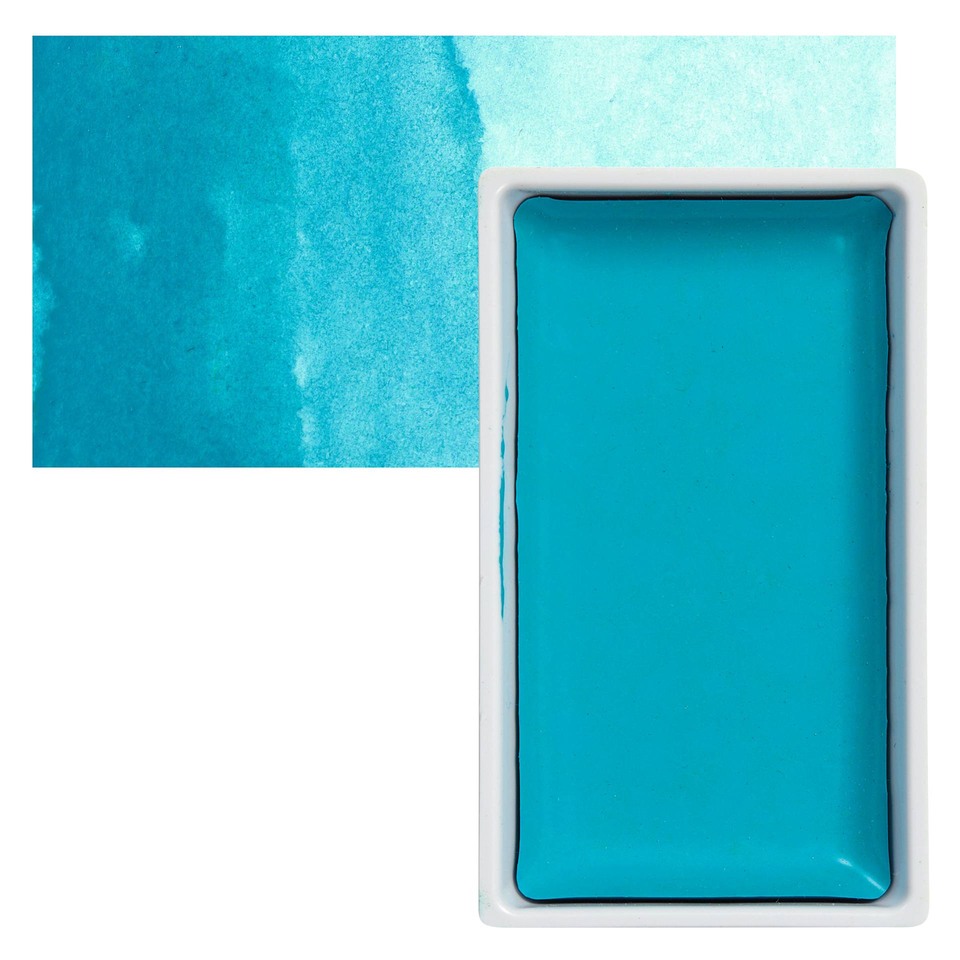 Kuretake Gansai Tambi Watercolor Pan - Cobalt Turquoise Light