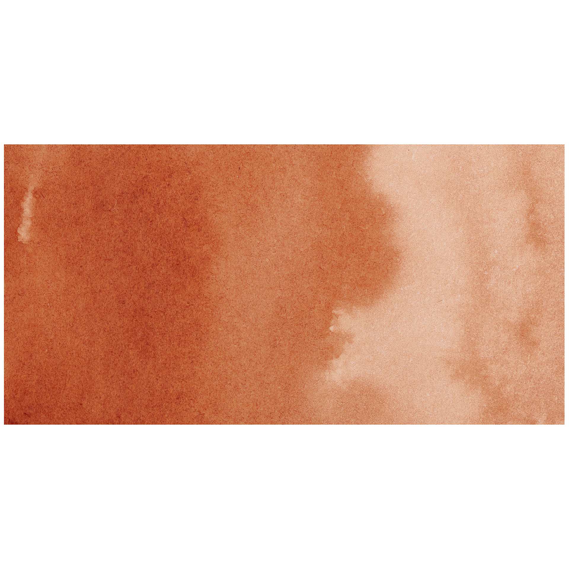 Kuretake Gansai Tambi Watercolor Pan - Burnt Sienna swatch