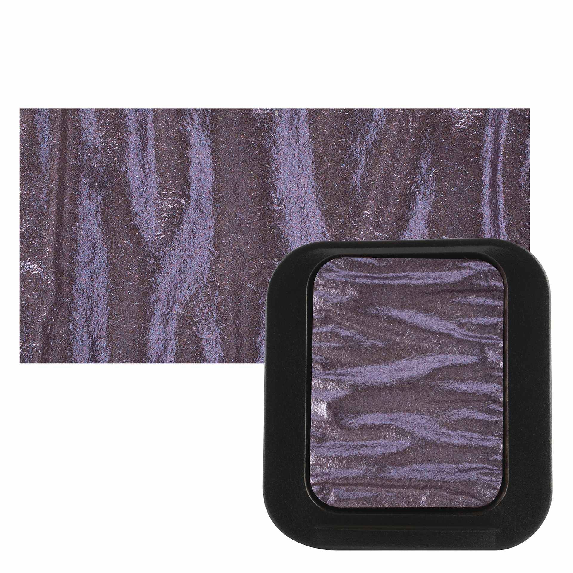 Finetec Artist Mica Watercolor - Vintage Lilac pan and swatch
