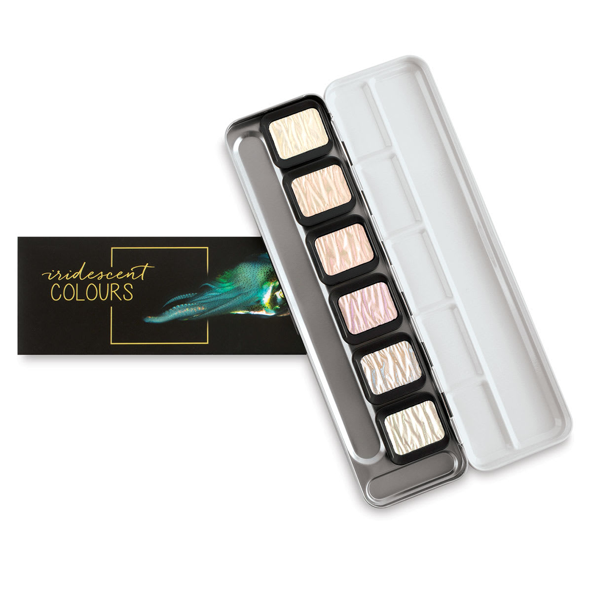 Finetec Artist Mica Watercolor - Iridescent Set of 6. In package with box.