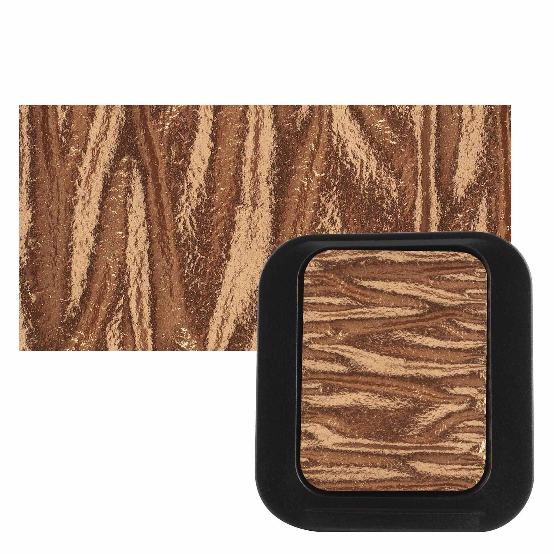 Finetec Artist Mica Watercolor - Bronze pan and swatch