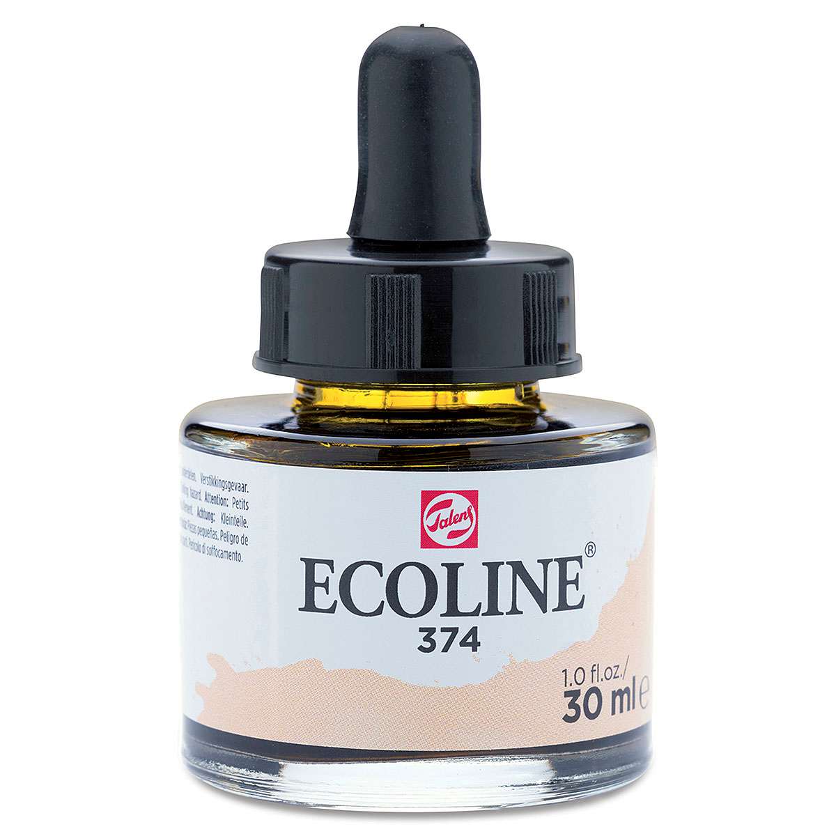Ecoline Liquid Watercolor with Dropper - Pink Beige, 30 ml jar